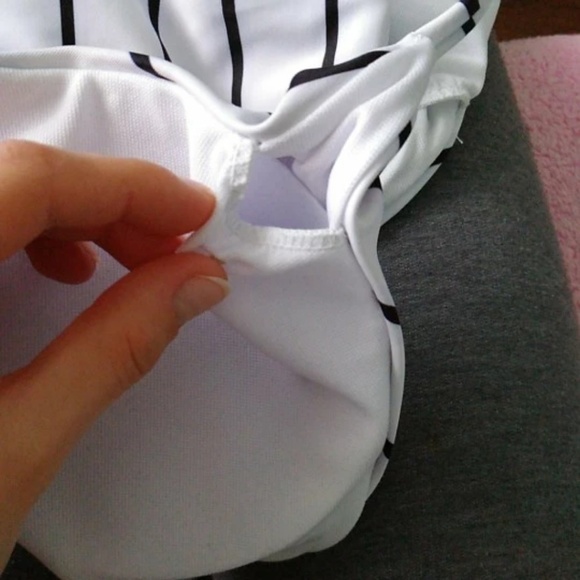 Summer SALE!!! Stripped Wrap Onepiece Swimsuit - Picture 6 of 6